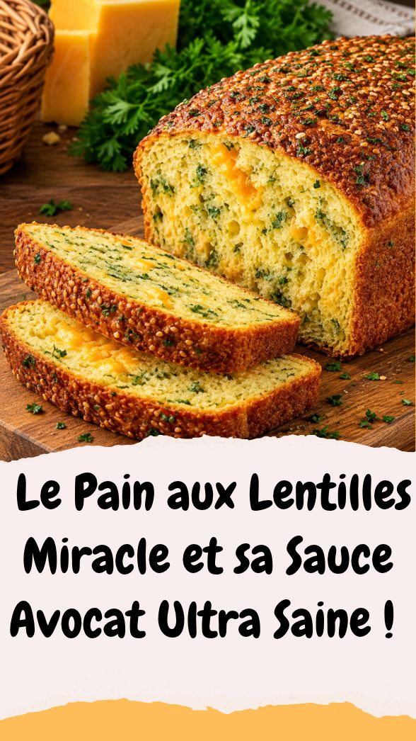 Le Pain aux Lentilles Miracle et sa Sauce Avocat Ultra Saine !