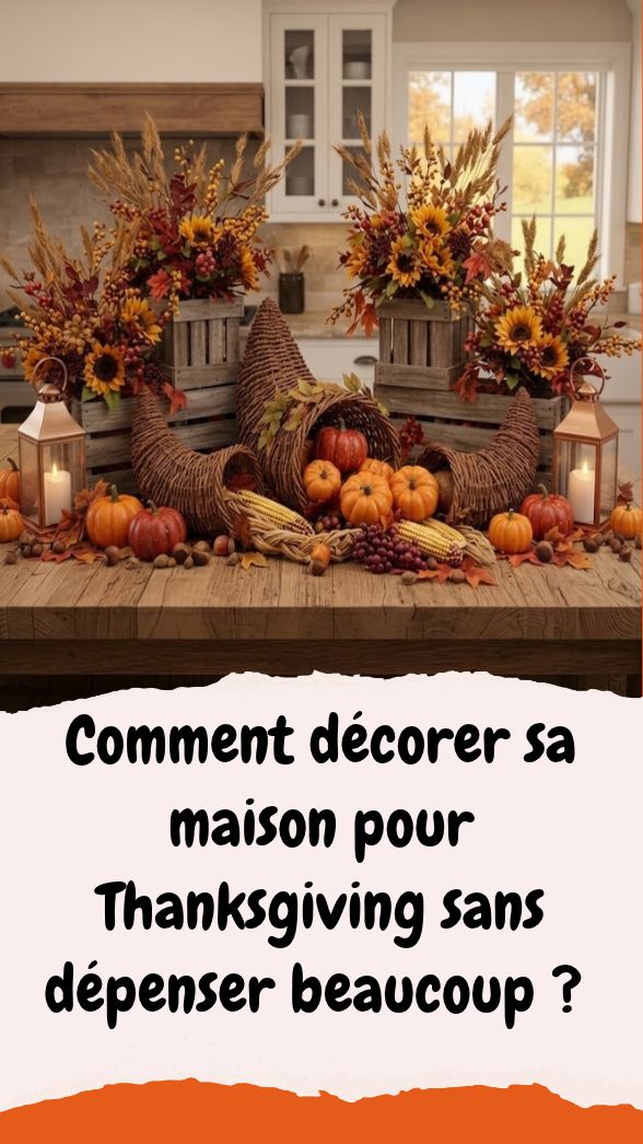 Déco Thanksgiving : Idées Faciles et Automnales pour la Maison