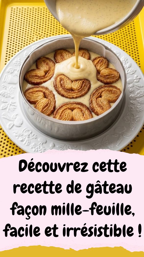 préparer un délicieux gâteau façon mille-feuille sans four