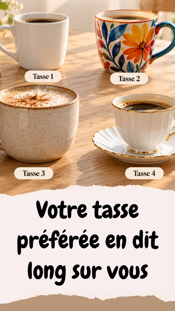 Choisissez une seule tasse pour votre café du matin