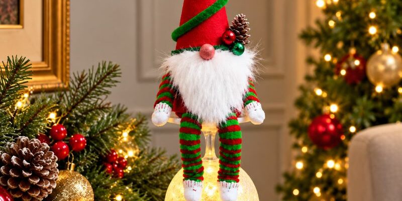 Décoration De Noël Lumineuse Avec Un Verre Et De L'Aluminium !