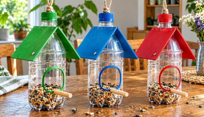 Mangeoire Oiseaux Bouteille Plastique : Tuto DIY Écologique