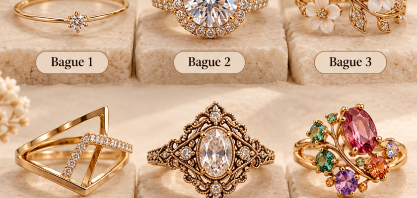Vous recevez une seule bague parmi ces 6 modèles